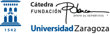 Logo cátedra fundación blanca